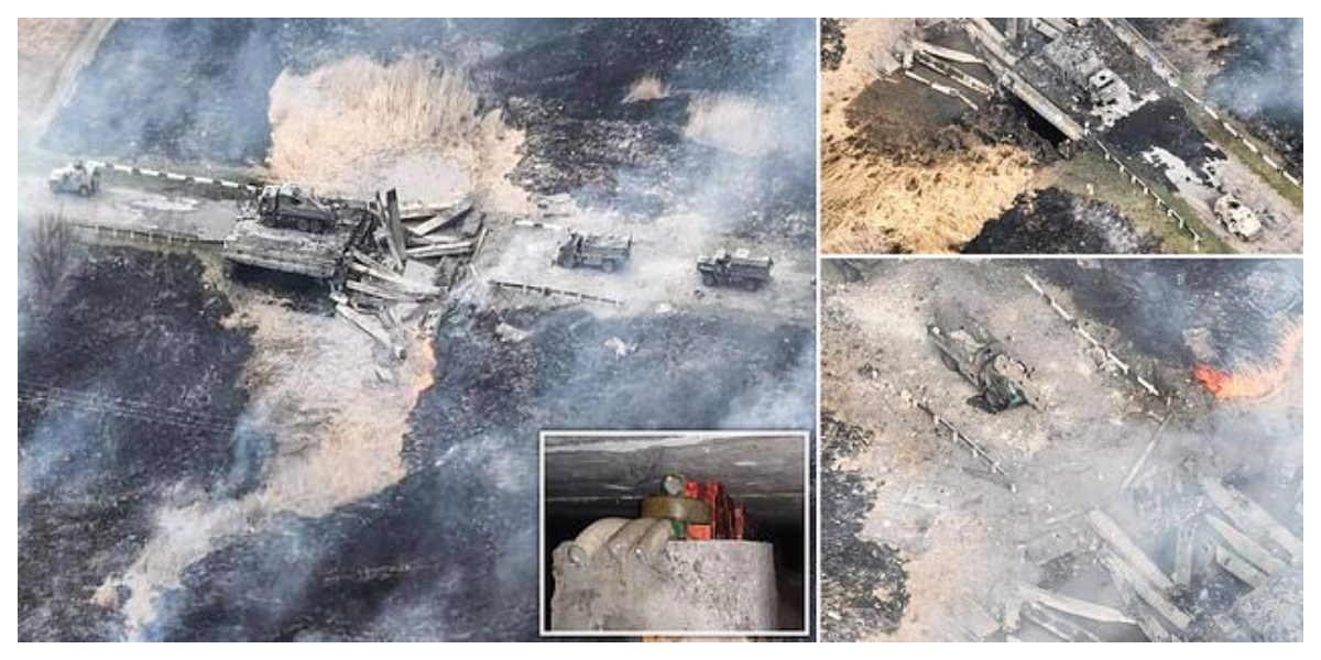 Destroyed Russian Convoy in Kharkiv