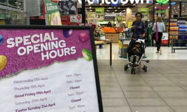 Easter Sunday supermarket opening hours