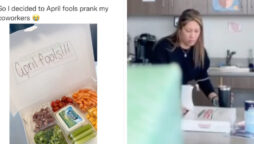 Viral Video: Co-worker’s reaction to woman’s hilarious prank in office