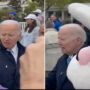 Viral Video: Biden frightened by Easter Bunny