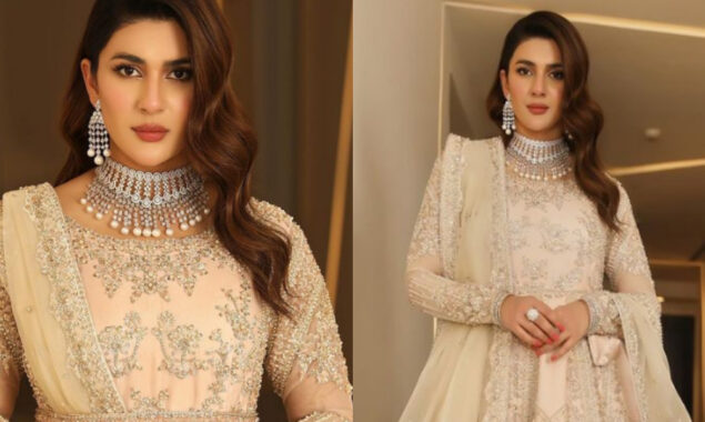 You can’t miss Kubra Khan’s fresh bridal look