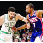 Tatum shines as Celtics sweep Nets; Raptors, Mavs romp