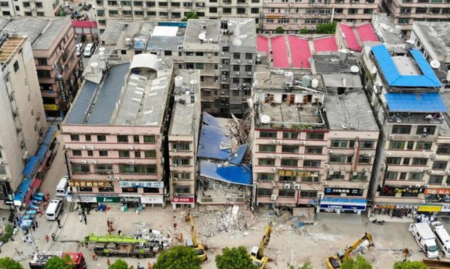 Building collapse in China
