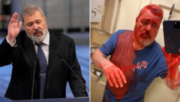 Russian Nobel-winning editor attacked with red paint