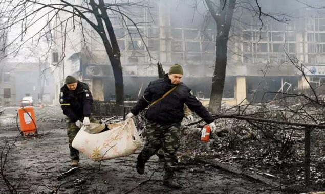 According to Ukraine, Russian forces dispersed a rally in the seized city of Kherson