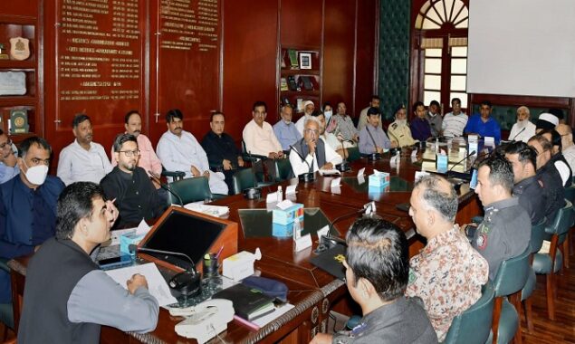 Commissioner Karachi assures Ulemas of foolproof steps for Youm-e-Ali (RA) processions