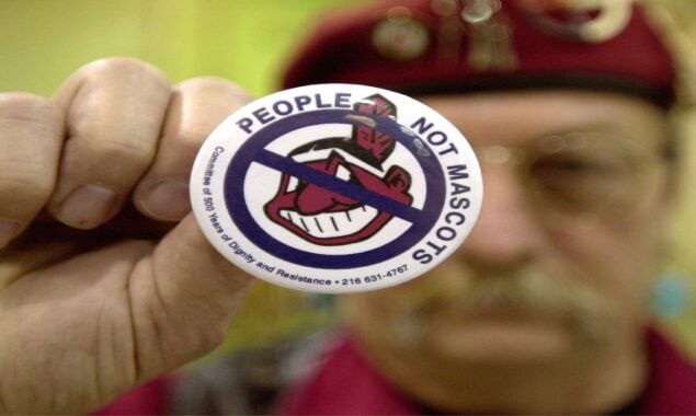 Use of  Native American mascot at school has been suspended due to viral TikTok video.