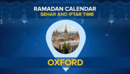 Oxford Ramadan Timings 2022