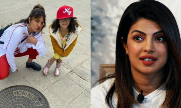 Priyanka Chopra looks sporty in red pant and white jersey