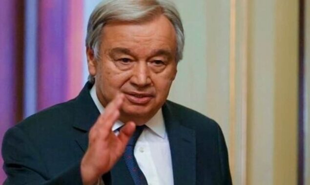 UN Secretary-General Antonio Guterres arrives in Ukraine