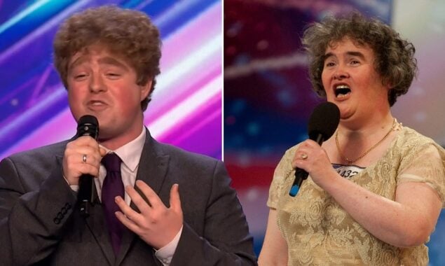 BGT fans all say the same thing as ‘male Susan Boyle’ Tom Ball wows judges