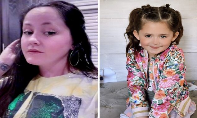Jenelle Evans slammed for letting daughter Ensley, put on full face of makeup