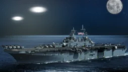 US warship