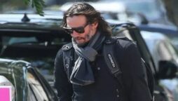 Keanu Reeves captured answering ‘intense’ questions from young fan at airport