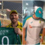 Pak vs Aus: Both teams exchange shirts, caps and bats, watch here