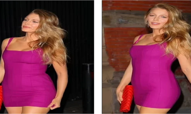 Blake Lively dazzles in a purple minidress, leaving hearts racing