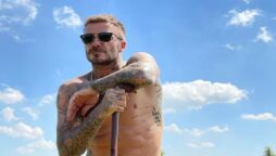 Shirtless David Beckham