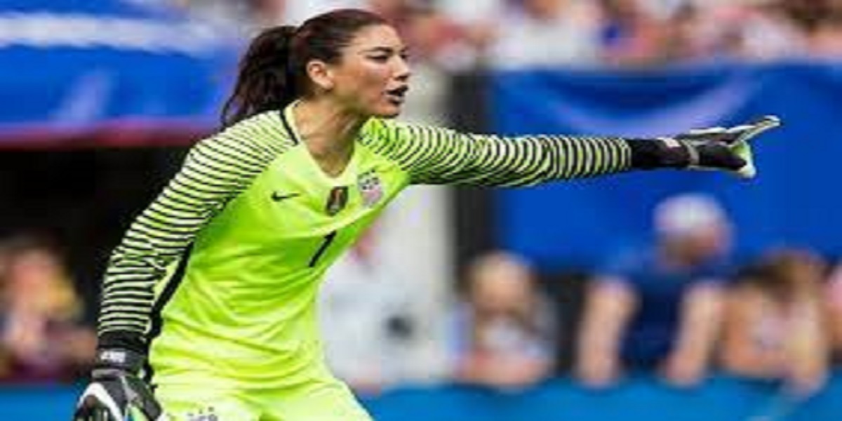 Goalkeeper Hope Solo