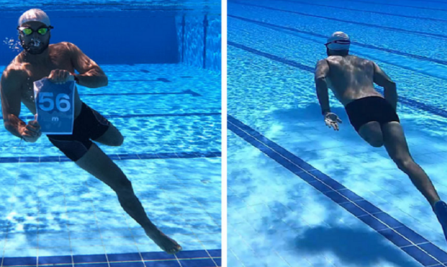 World Records: Egyptian swimmer sets two records after losing his leg