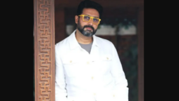 Abhishek Bachchan’s latest ‘leaning’ post receives a hilarious response from Shweta Bachchan