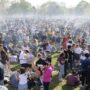 Viral video; Women beaten in Hyde Park; Crowd stays silent bystanders