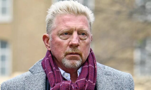 Boris Becker looks downcast before he faces jail for fraud