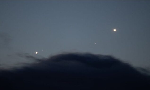 Jupiter and Venus appear close to colliding from Earth this Saturday