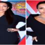 Malaika Arora in black mermaid gown,