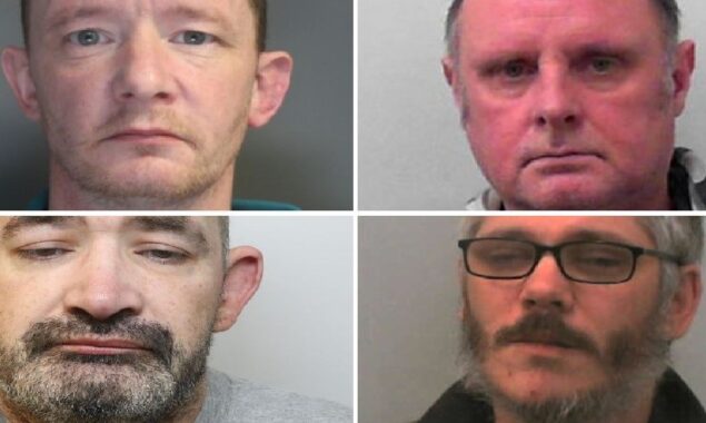Four men who sexually molested two young girls for seven years sentenced