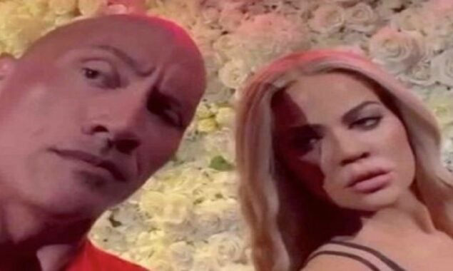 Dwayne ‘The Rock’ Johnson admires Khloe Kardashian’s wax figure, and Khloe Kardashian replies