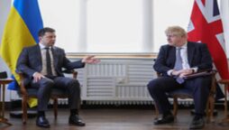 Boris Johnson meets Ukrainian President Volodymyr Zelenskyy to discuss the Ukraine Conflict