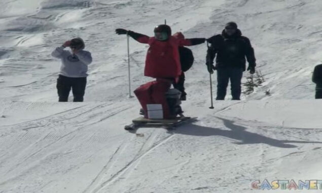 WATCH: ‘Dummy Downhill’ event brings the ski resort’s season to a close