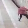 Woman’s leg stuck in train door; gets dragged as train moves; watch video