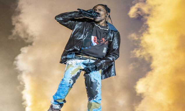 Travis Scott shows up unexpectedly during the Coachella after-party