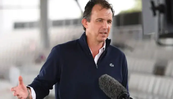 Tom Harrison is stepping down as ECB CEO, with Clare Connor taking over as interim