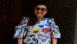Rani Mukerji opts for a floral short dress and matching bag on a Sunday outing