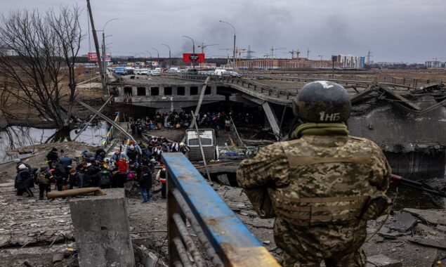 Irpin back in Ukrainian control