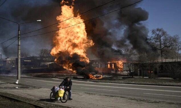 Belgorod: Large fires break out at Russian military installation