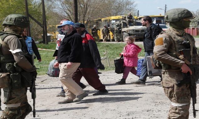 Some evacuees from Mariupol’s Azovstal steel plant arrive in Zaporizhzhia