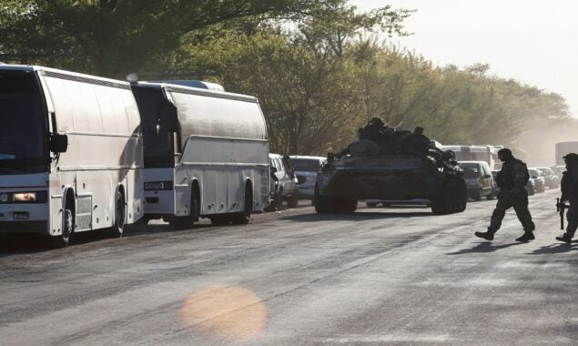 All women, children and elderly have been evacuated from Azovstal