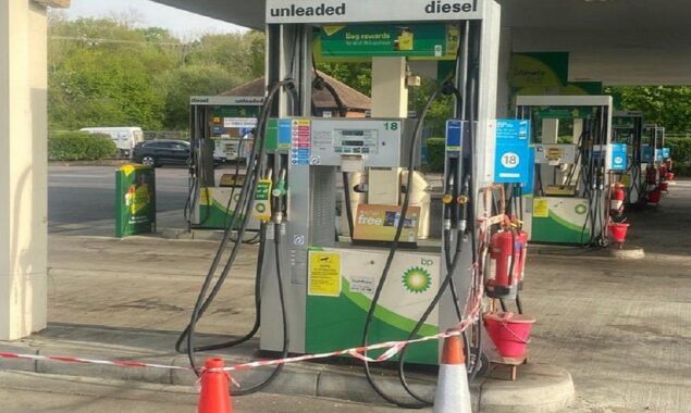Surrey: Four climate activists charged M25 service station protests