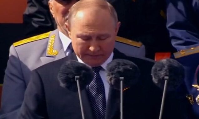 Putin showed “a slight shine of desperation” in his Victory Day speech
