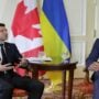 Canadian PM Justin Trudeau has reached in Ukraine to meet with President Zelensky