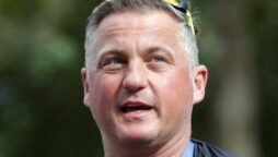  Former English Test star Darren Gough started singing songs