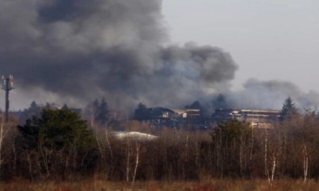 Russia attacks military infrastructure facility in Rivne