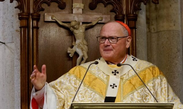 The Archbishop of New York talks with Ukrainian refugees in Poland and Slovakia