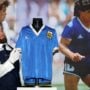 The ‘Hand of God’ shirt made to wear by Maradona sells for a record price