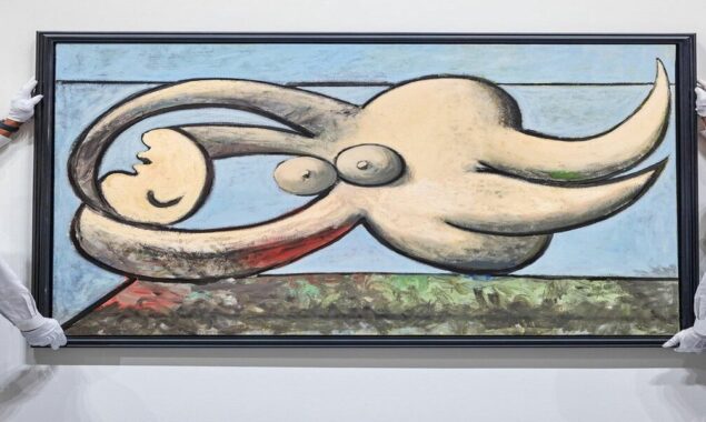 Picasso’s sea creature picture of lover Marie-Thérèse Walter sells for $67.5 million at a New York auction