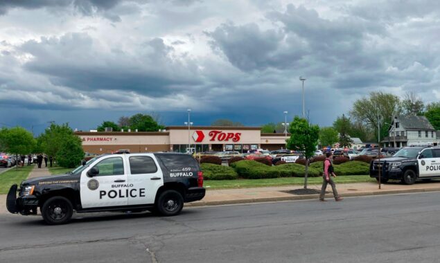 A 911 operator has been placed on leave after reportedly hanging up on a Tops grocery clerk.