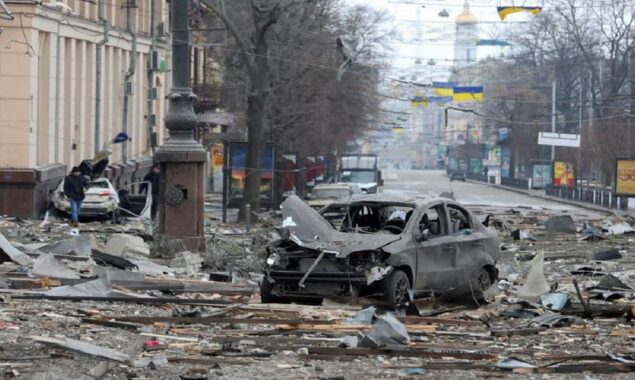 Several people killed after a civilian caravan fleeing violence in Kharkiv was shot at